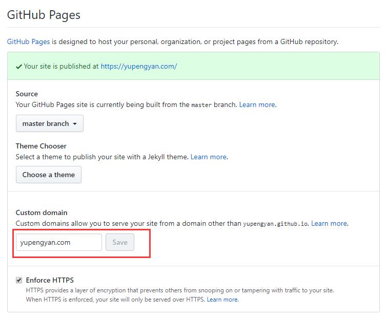 gh-pages-custom-domain